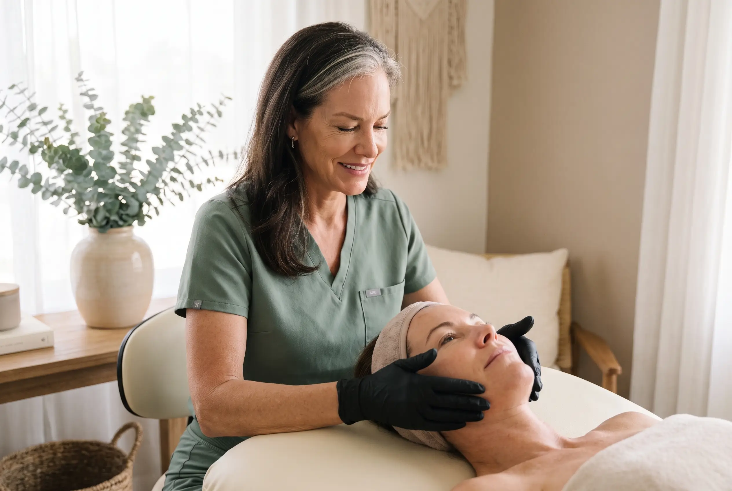 A gentle skin assessment at Desert Willow